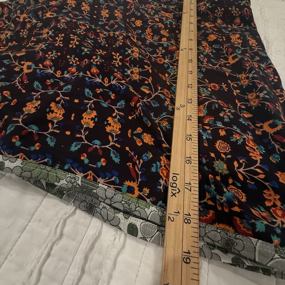 Zand Amsterdam Reversible Skirt OS Floral Boho Cabin Whimsical Scandi Indie GORP - Picture 5 of 8